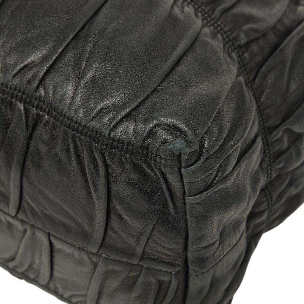 Prada Leather Gaufre Tote Bag Saffiano Black - Picture 6 of 11